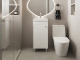 Waterford Vanity Sink, Bathroom, White B092P329251
