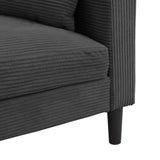 57 " High Resilience Loveseat Sofa, Wooden Frame 2 Seat Sofa, Comfy , Small Space Saving Modern W2297P264503