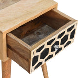Artisan Furniture Solid Wood Mini Bone Inlay Bedside B182P202487