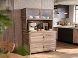 Tall Storage Cabinet, 31.50" W x 19.69" D x 65.75" H, Freestanding Indoor & Outdoor Storage Cabinet W3895P551346