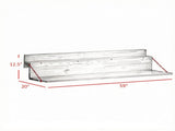 Hanging Balcony Table Foldable Railing Bar, Fits up to 3.9 Inches, Space-Saving 18723206