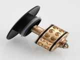 Brass Pop Up Sink Drainer with Overflow Bathroom Drain With Removable Strainer Basket Black 08890168