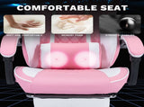 Ergonomic Video Gamer Chairs,Computer Gaming Chairs with Massage Lumbar Support and footrest,Racing W2367P288678