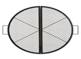 36 Inch Foldable Round Cooking Grate, with Handle & X Wire Support, Portable Campfire BBQ Grill 66891084