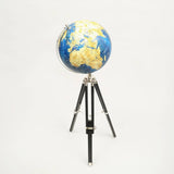 Decorative Globe on Aluminium Tripod Stand-51" B346P325479