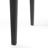 Wood Counter Height Dining Table, Antique Black, 35"D x 59.1"W x 36.5"H 69004.00BLK