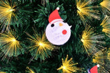 6 FT Pre-lit Fiber Optic Christmas Tree, Artificial Xmas Tree with Lighted Top Star and Snowflakes, 93101267