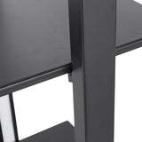 16.5x17x74" Two Tiered Vertical Shelving Stand with Light W2078P340346