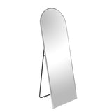 ZNTS Silver 71x23.6 inch metal arch stand full length mirror W2203P156451