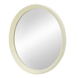 D20x1.5"Transitional Decor Style Mango Wood Wall Mirror Wall Decor with Frame of Solid Mango Wood W2078130545