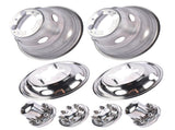 Stainless Steel Dual Wheel Simulator Covers Fit for 2003-2018 Replacement for Dodge Replacement for 35433719