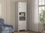 Bathroom Floor Storage Cabinet with 2 Doors Living Room Wooden Cabinet with 6 Shelves 15.75 11.81 W40935721
