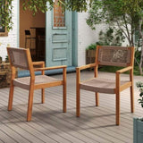 BRAIDED DINING CHAIR Light Brown N779P202840T