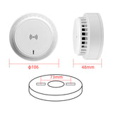 Smoke Alarm Detector Home Fire Safety Sensor Alert Battery Included 97804800
