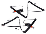 2X Rear Door Window Regulator W/O Motor Replacement for 2003-2013 Maserati Quattroporte M139 65850159