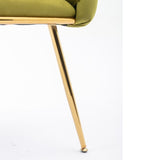 Luxury modern simple leisure velvet single sofa chair bedroom lazy person household dresser stool W117067863