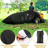 Lawn Tractor Leaf Bag - 54 Cubic Foot Standard Leaf Bag - 112-inch Opening for 2 Bag Material 26577657