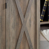 Tall Storage Cabinet Barn Door Storage Country Wood Rustic Farmhouse Pantry Cupboard Barn Door W2275P149117