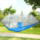 ZNTS Camping Hammock, Portable Double Hammock with Net,600lbs Load 2 Persons Hammock w/Mosquito Net 83835081