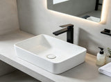 16x12 Inch Rectangle Countertop Vessel Sink, Bathroom Basin for Home, Hotel, Toilet & RV 33203347