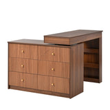 Vanity Desk with Mirror and Lights, Makeup Vanity Table with Flip-Top Tabletop and Storage 7 N733P279096H