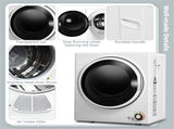 850W Compact Portable Clothes Dryer - 10 lbs Wet Capacity, 5.5 lbs Dry Load, Quiet Design 42213223
