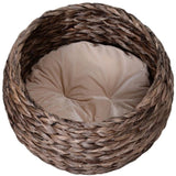 19.75" L x 16.5" W x 23.5" H cat bed with upholstered, cat basket bed cat house 62805629