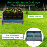 Raised Garden Bed Planter for Outdoor Plants Plastic Planters Box Elevated Garden Boxes Plant Pots 09165596
