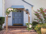 7FT Wooden Garden Arbor, Wedding Arch Backdrop Stand Ceremony Party, Garden Pergola with Trellis 35350989