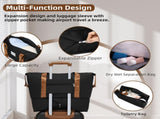 Luggage Sets 6 Piece with Duffel Bags, Hardside Expandable Suitcases with Spinner Wheels TSA Lock, W3412P390446