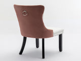 A&A Furniture,Nikki Collection Modern, High-end Tufted Solid Wood Contemporary PU and Velvet W1143P357046