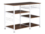 3-Tier Industrial Kitchen Baker's Rack Utility Microwave Oven Stand Storage Cart Workstation Shelf 28786090