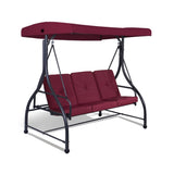 ZNTS 3-Seat Swing Chairs ,Convertible Swing Hammock Bed 38056415