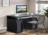 1 Cabinet Door 3 Drawers 2 Power Outlets Computer Desk P2 Particleboard Office Desk with 2 USB Ports 69233677