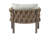 2-Pieces Outdoor Metal Patio Club Chair, Patio Arm Chair with Cushion, Modern Outdoor N780P254451B