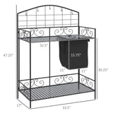 Garden Work BenchOpen Shelf Storage 00647043
