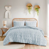 Twin/Twin XL Clip Jacquard Comforter Set B035P203264