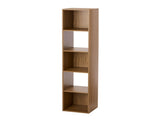 5 Cube Vertical Storage Organizer, Warm Walnut 03594437