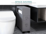 Bathroom Side Storage Cabinet - Gray 61834910
