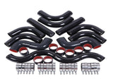 2.5 Inch 12pcs Universal Aluminum Tube Set Black 06549942
