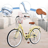 7 Speed, Steel Frame, Multiple Colors 26 Inch Ladies Bicycle W1019110563