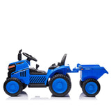 ZNTS 12V Kids Ride On Electric Tractor Black Knight,Kids Ride On Toy.2WD,Non-skid tires, steering wheel, 38466080