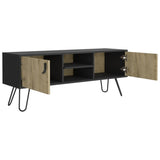 Tv Stand B Magness, Living Room, Black / Macadamia B092142844