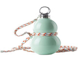 Gourd Shape Insulated Tumbler with Straw 520ml Travel thermos lightgreen 51187844