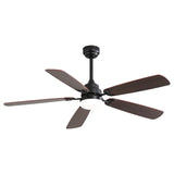 52 Inch Classics Ceiling Fan With Dimmable Led Light 6 Speed Wind 5 Blades Remote Control DC Motor W934P189484