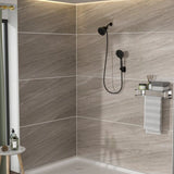 ZNTS Multi Function Dual Shower Head - Shower System with 4.7" Rain Showerhead, 7-Function Hand Shower, W124362252