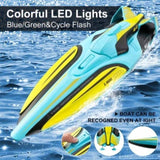 4DRC S1 RC Boat Remote Control Boat for Kids Adults 20 MPH Racing Boats 2.4GHz,Gifts for Kids 50416506