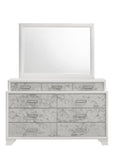 Soul Modern Style Mirror Made with wood in White G150108661