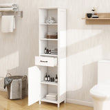 Floor Standing Cabinet with 1 Door and 1 Drawer - White 31354040