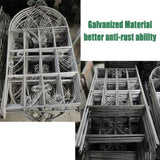 2 Pack Metal Garden Trellis 71" x 19.7" Rustproof Trellis for Climbing Plants Outdoor Flower Support W1586104494